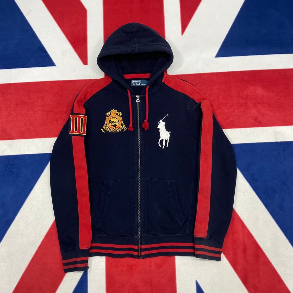 폴로 빅포니 후드집업 XS실측S 상품이미지1