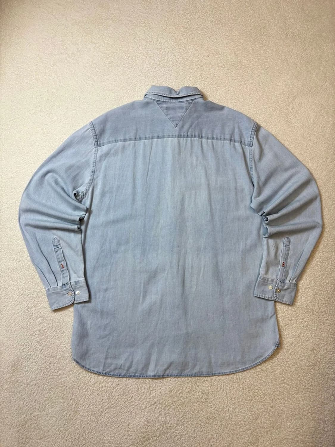 타미힐피거 가먼트다잉 데님 셔츠 pn6165    상품이미지8