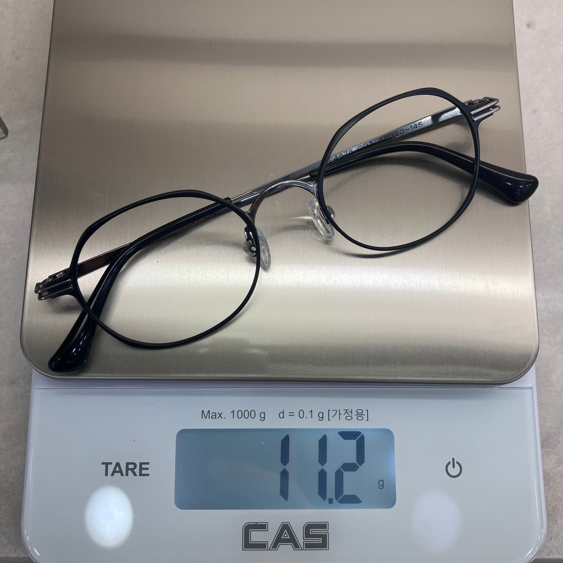 C70 크루세이드 Crusade 블랙 다각 오벌 메탈테 안경 상품이미지8