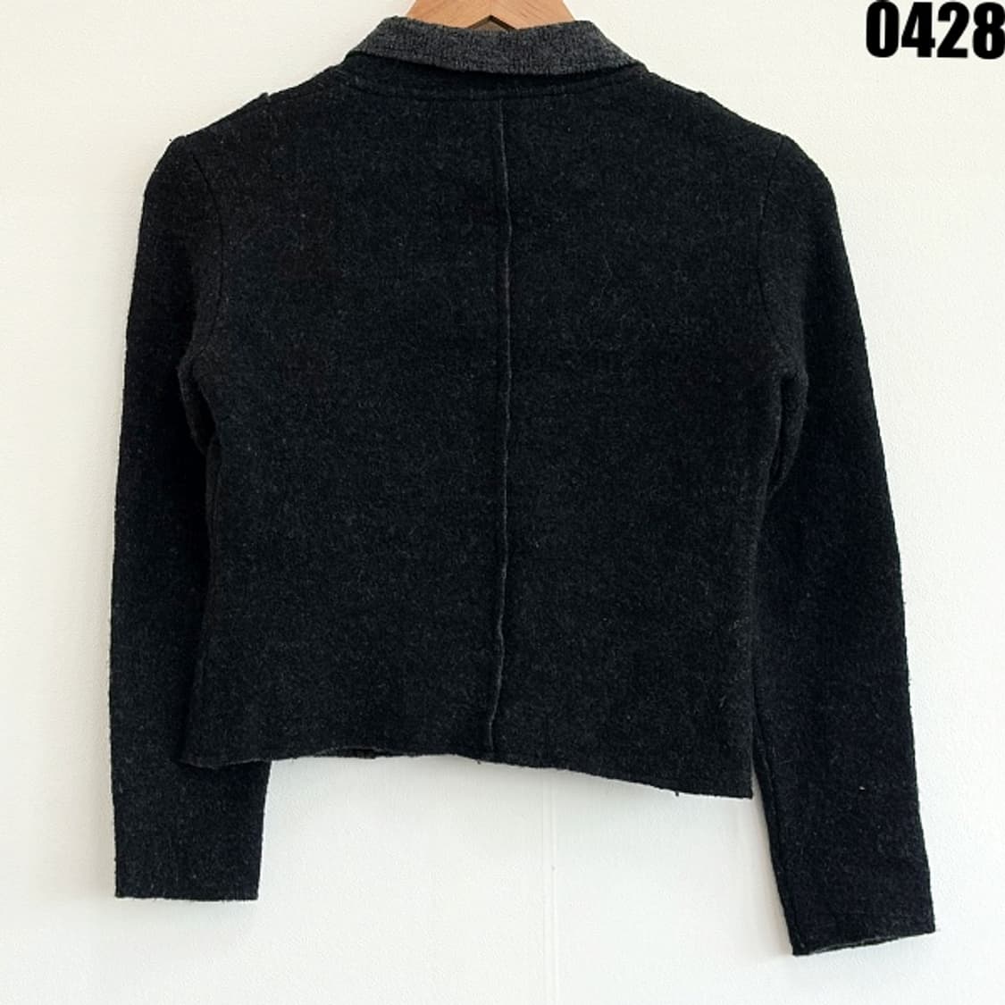 DKNY 울 크롭 자켓 블랙 미니멀 클래식 P 0428 상품이미지8