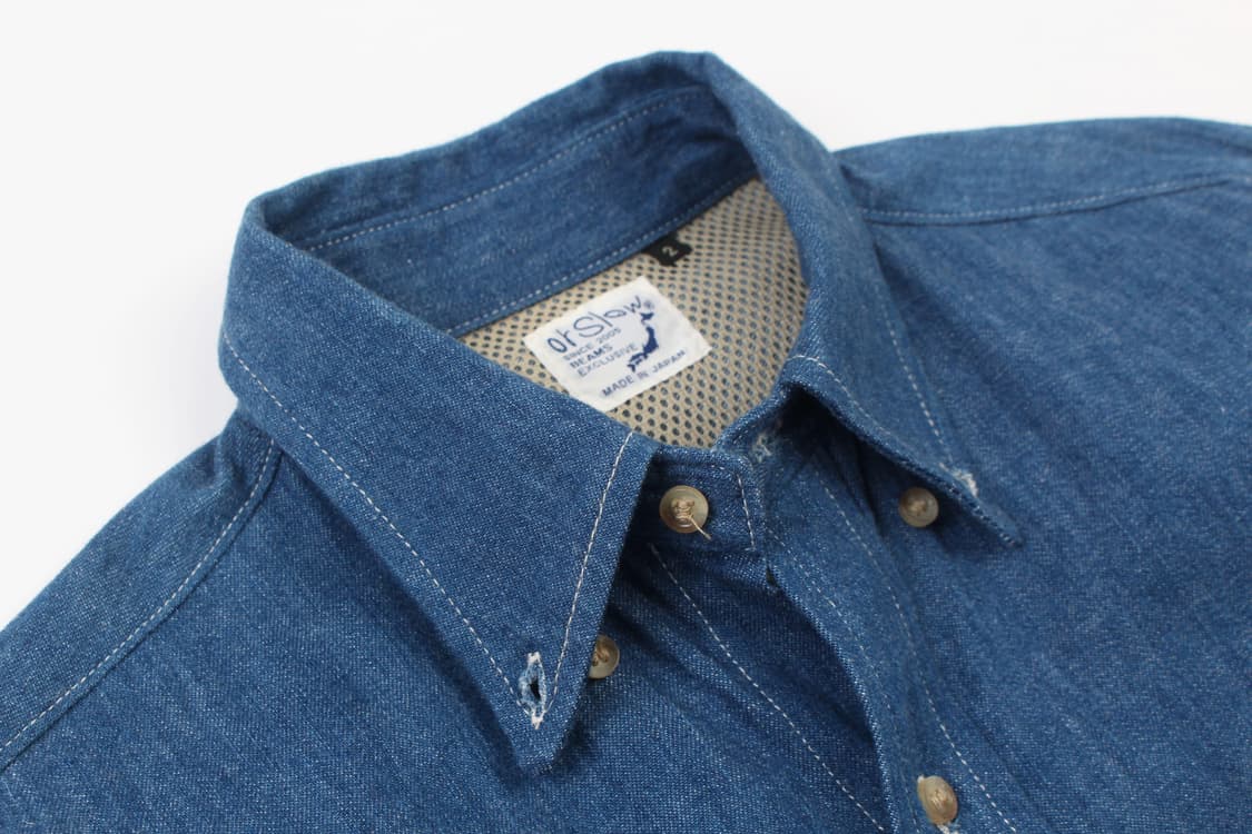 ORSLOW × BEAMS Fishing Denim Shirt  상품이미지2