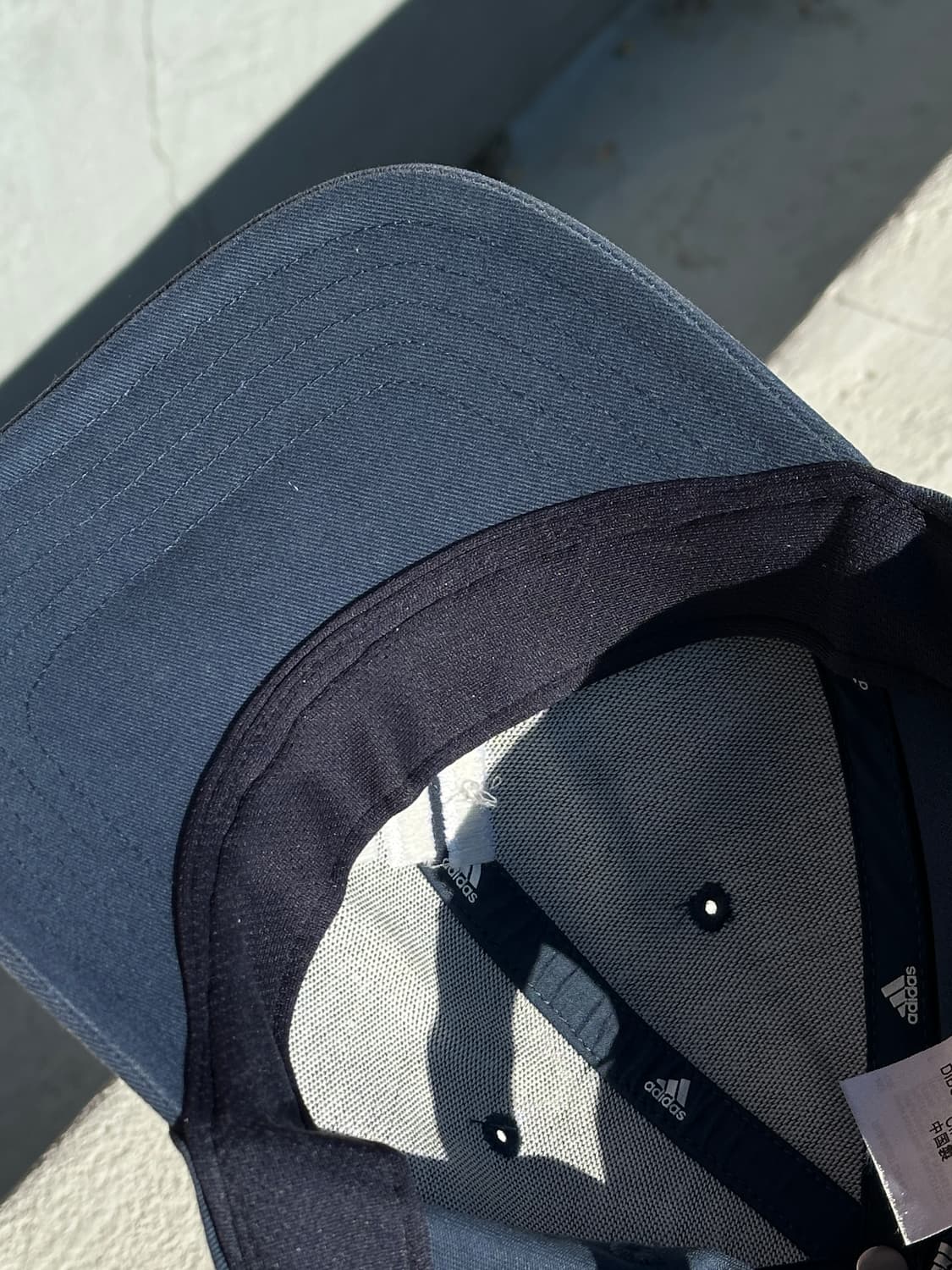 [F] 아디다스 로고 네이비 볼캡 모자 상품이미지5