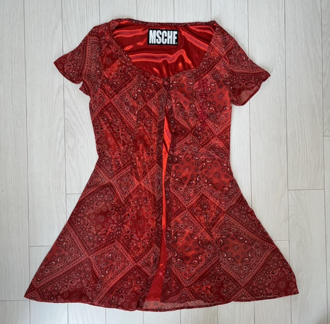 미스치프 페이즐리 원피스 S 상품이미지1