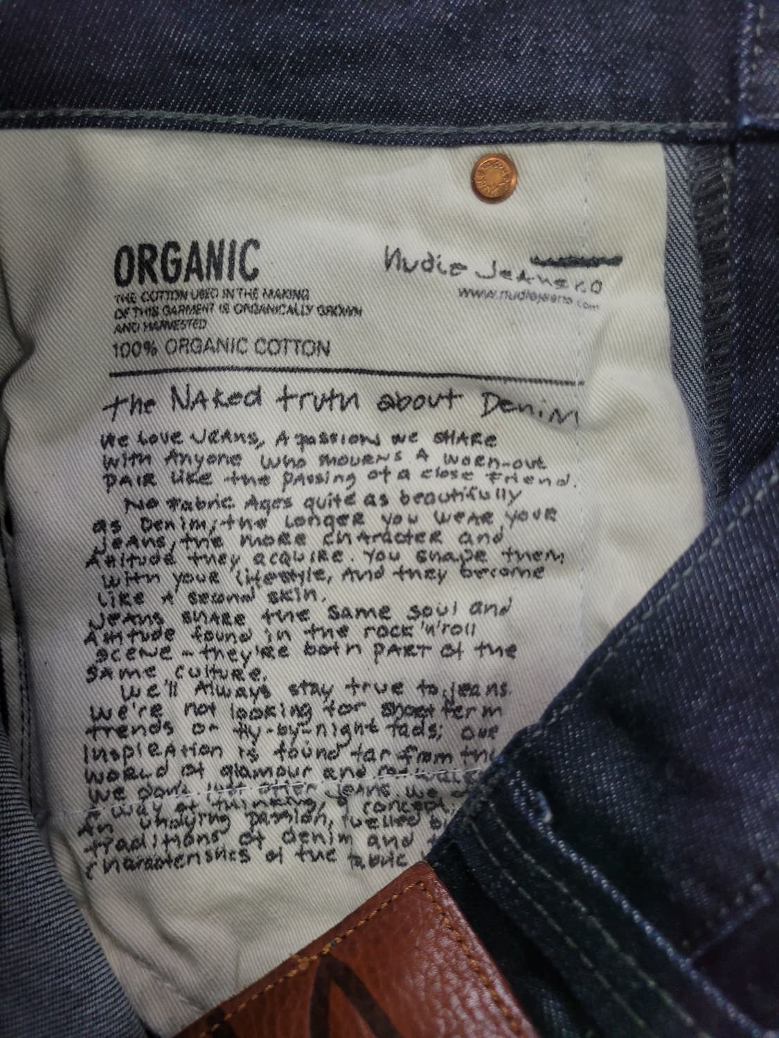 Nudie Jeans 누디진 셀비지 데님팬츠 상품이미지8