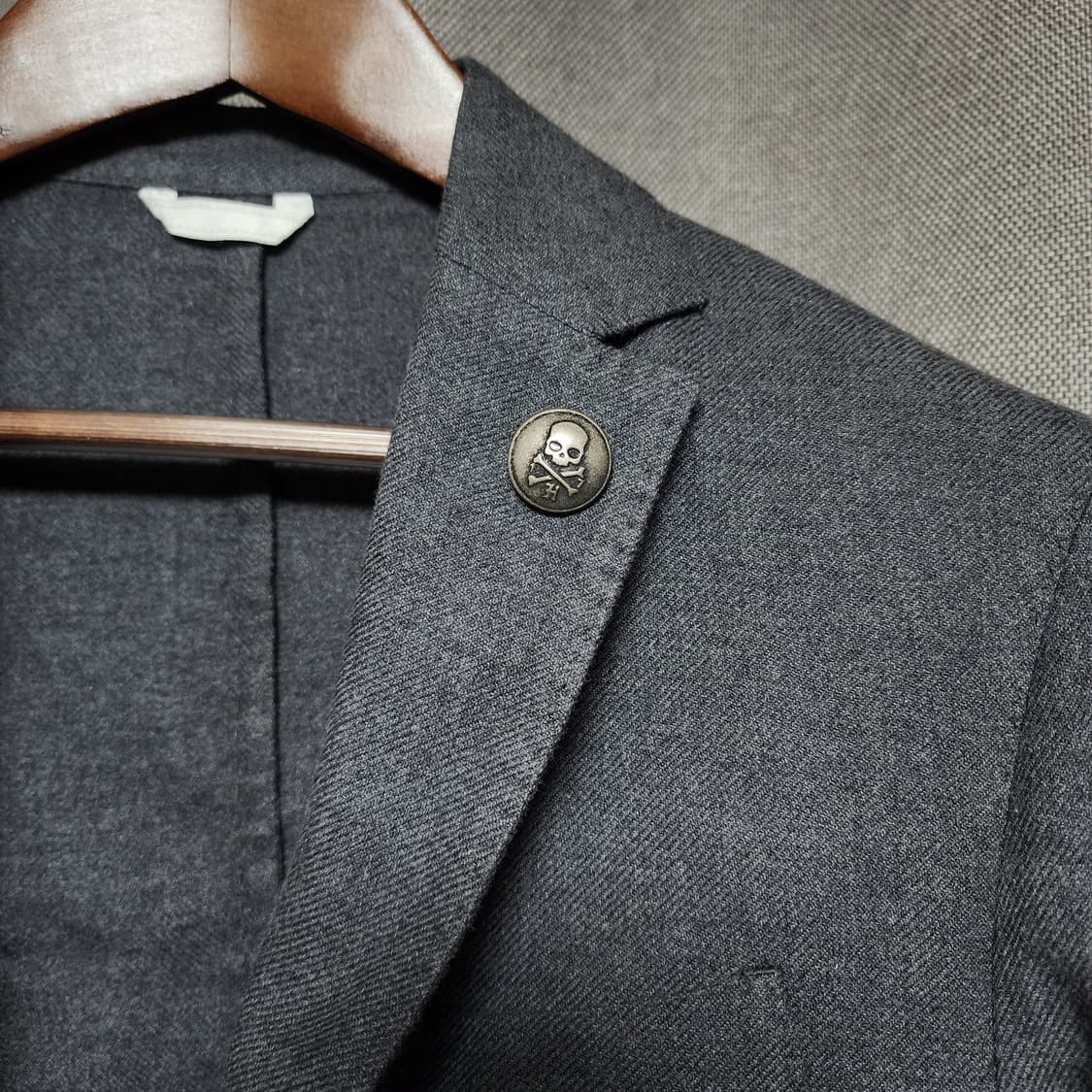 하이드로겐 스컬 아티잔 노치트 라펠 싱글 블레이져 상품이미지4