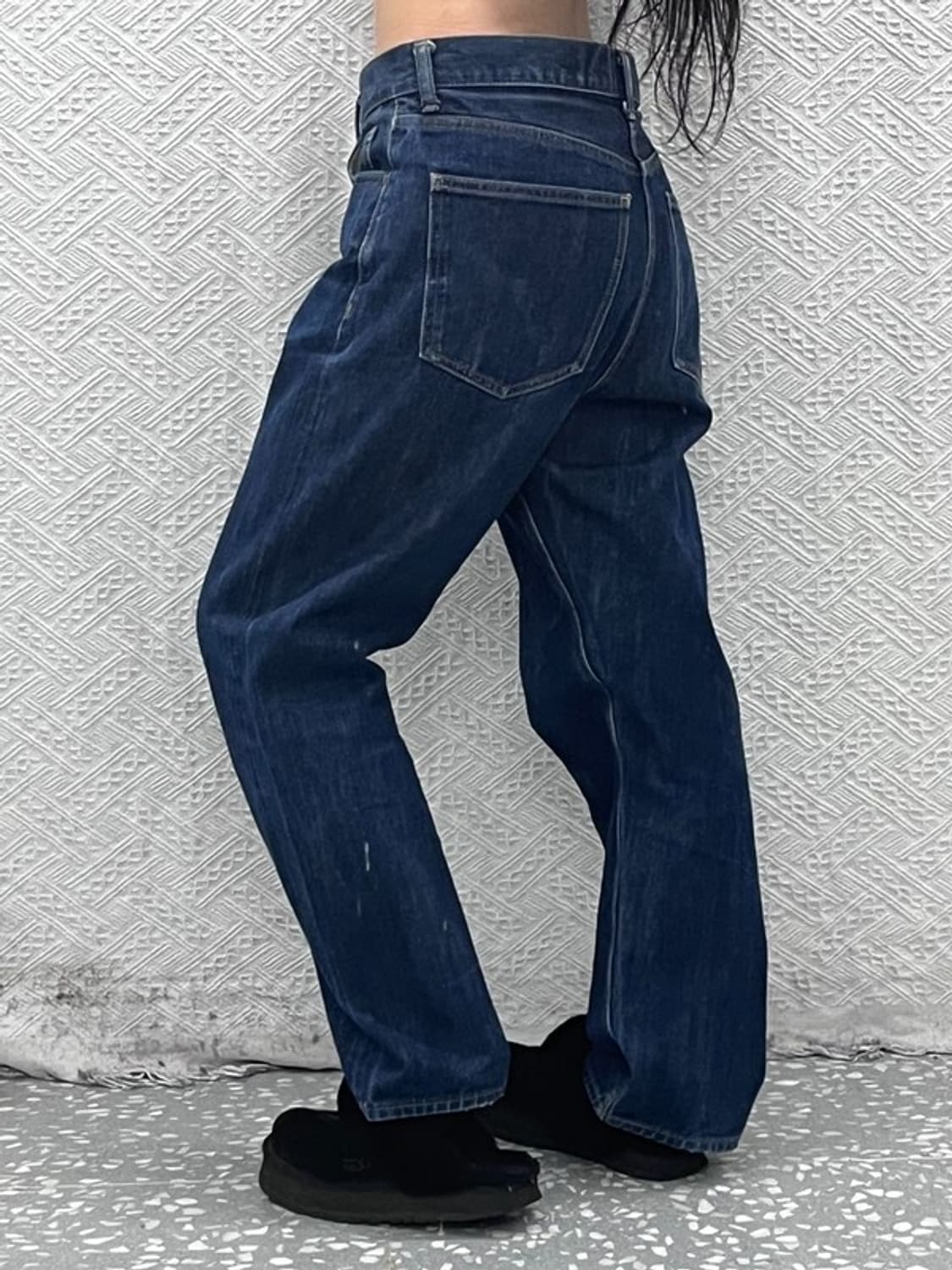 유니클로 U 르메르 모던 캐주얼 빈티지 데님팬츠 32인치 C09364 상품이미지1