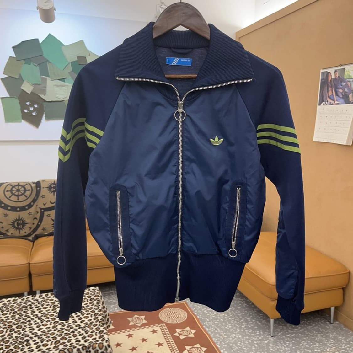 아디다스 올드스쿨 레트로 배색 원터더블 져지 자켓 95 C09260 상품이미지3