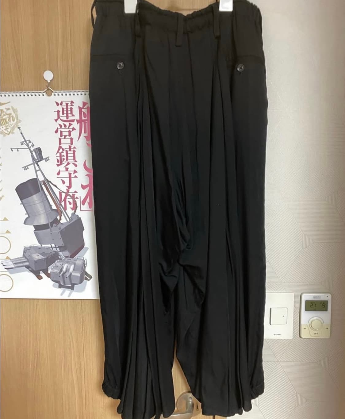요지야마모토 카라스 큐프라 팬츠 3 상품이미지3