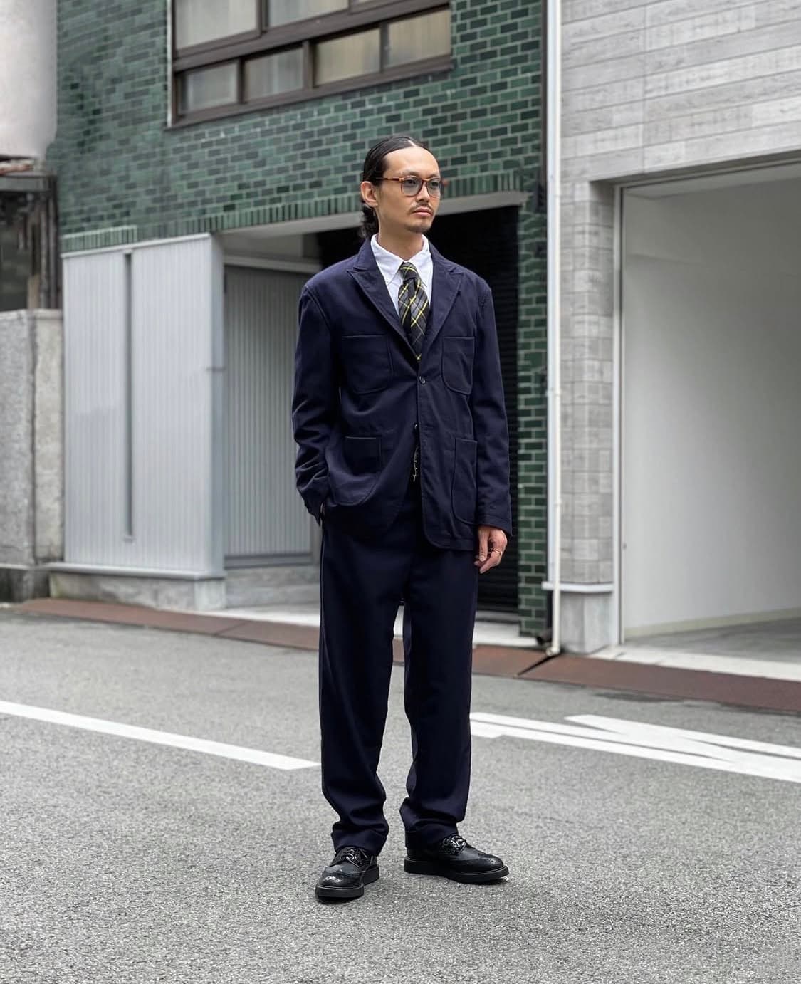 엔지니어드 가먼츠 뉴 베드포드 NB자켓 유니폼 서지 울 다크 네이비 S 상품이미지1