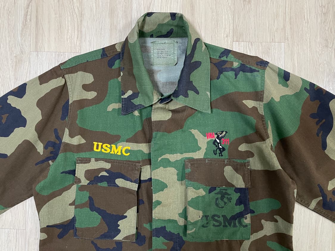 100) 80's 미군 해병대 톰캣 BDU 우드랜드(RRL&LVC&폴로) 상품이미지1