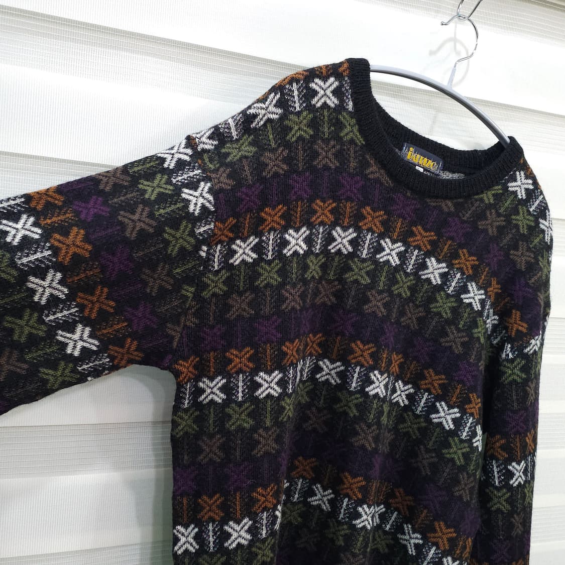 JAPAN 90s 빈티지 양모100 니트 스웨터- 우먼L 상품이미지5