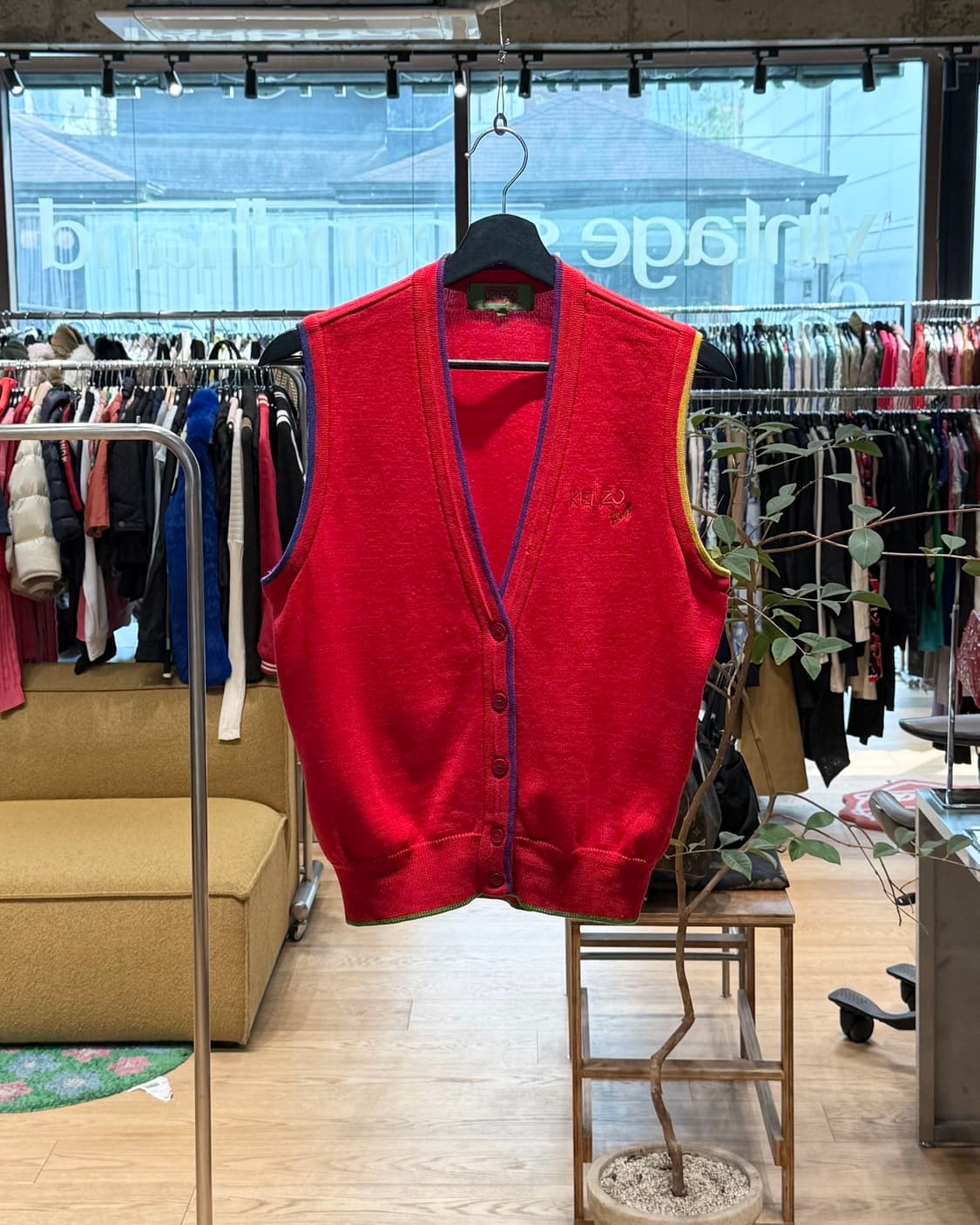 겐조 골프 레드 베스트 자켓  상품이미지1