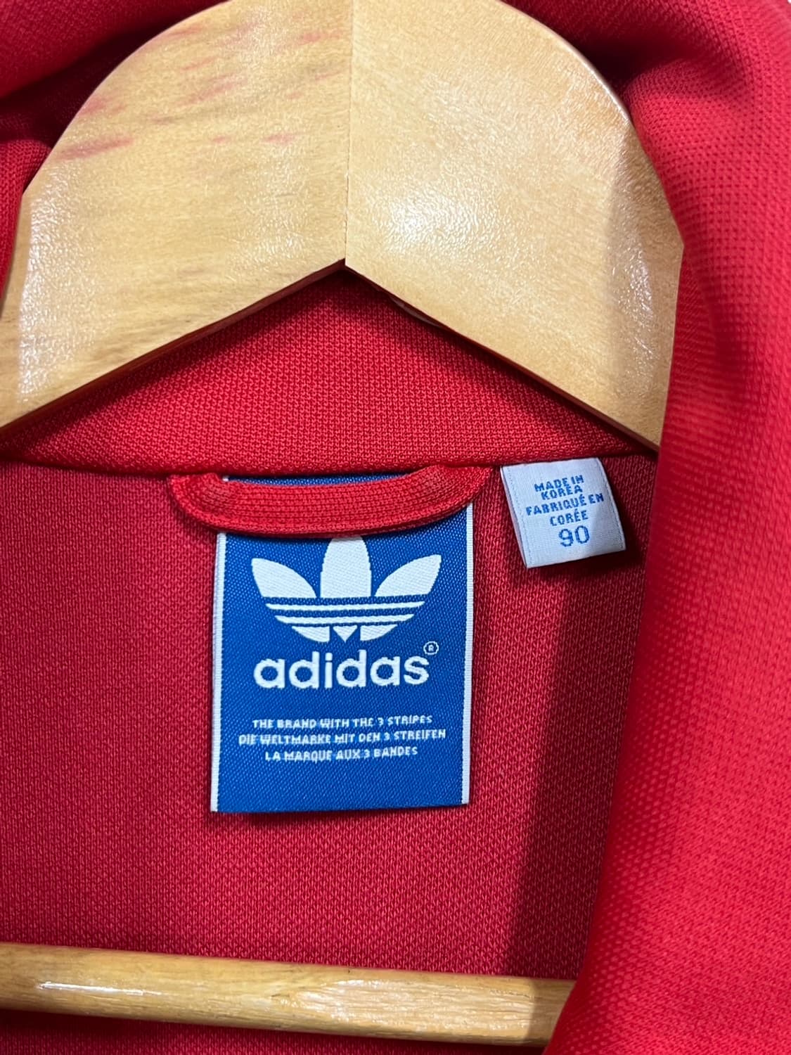 아디다스 빨강 트랙탑 유로파 져지 상품이미지3