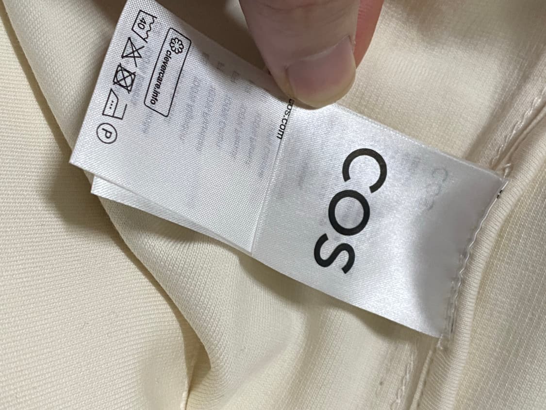 COS 코스 셔츠 자켓 티셔츠 아이보리 XL 상품이미지5