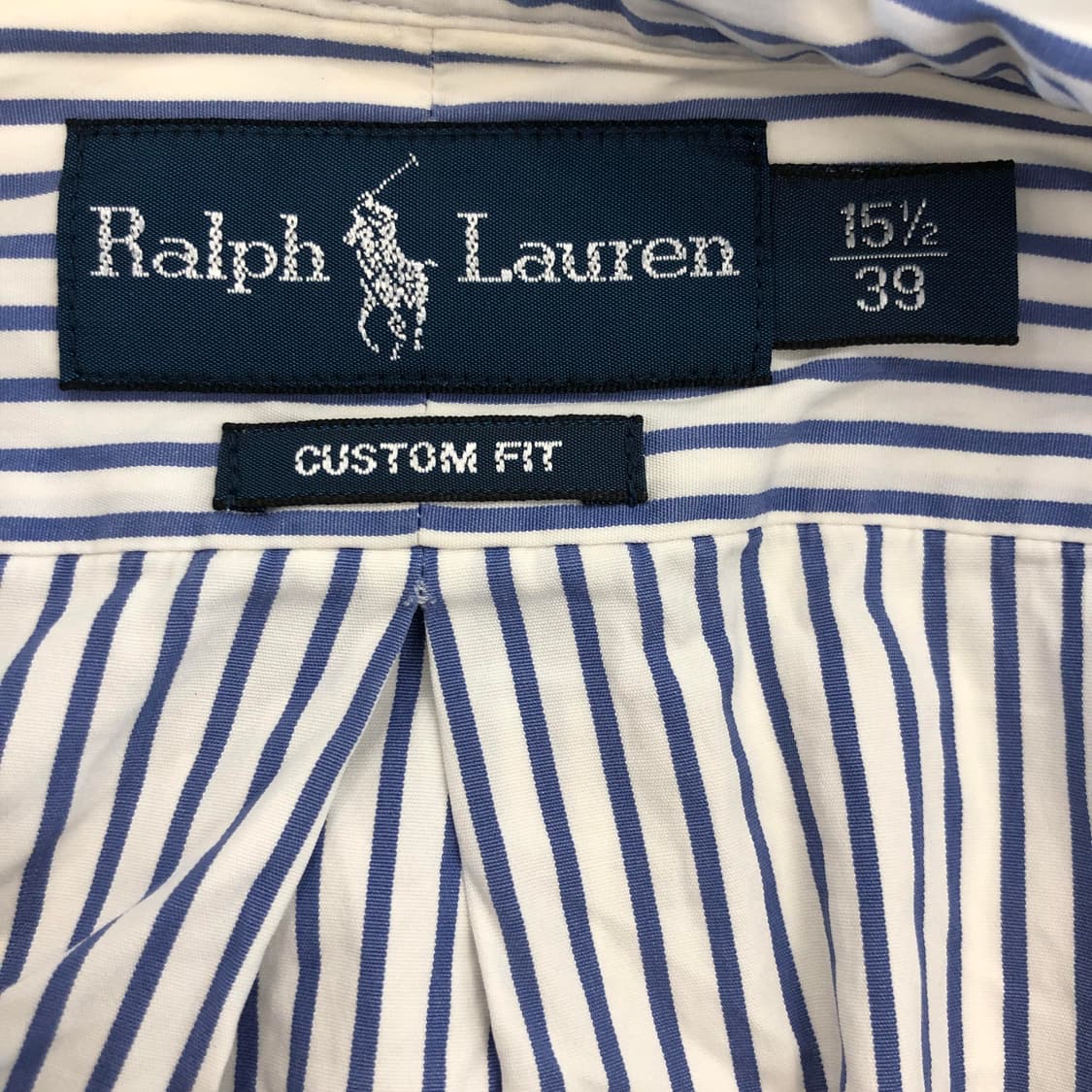 폴로 랄프로렌 블루 스트라이프셔츠 S 상품이미지5