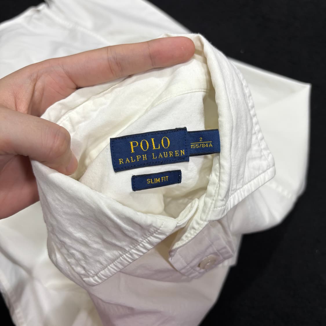 우먼S 폴로 랄프로렌 화이트 슬림핏 셔츠 상품이미지4