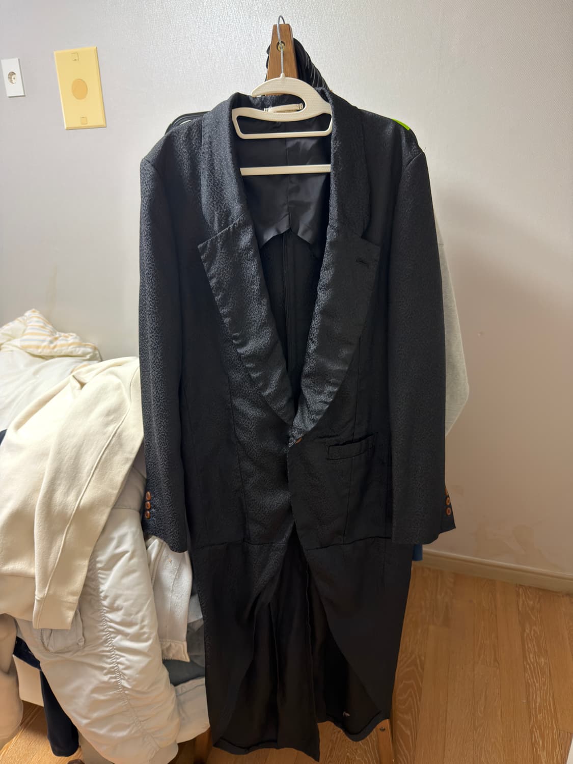 꼼데가르송 옴므 플러스 블랙 테일러 코트 M 상품이미지1