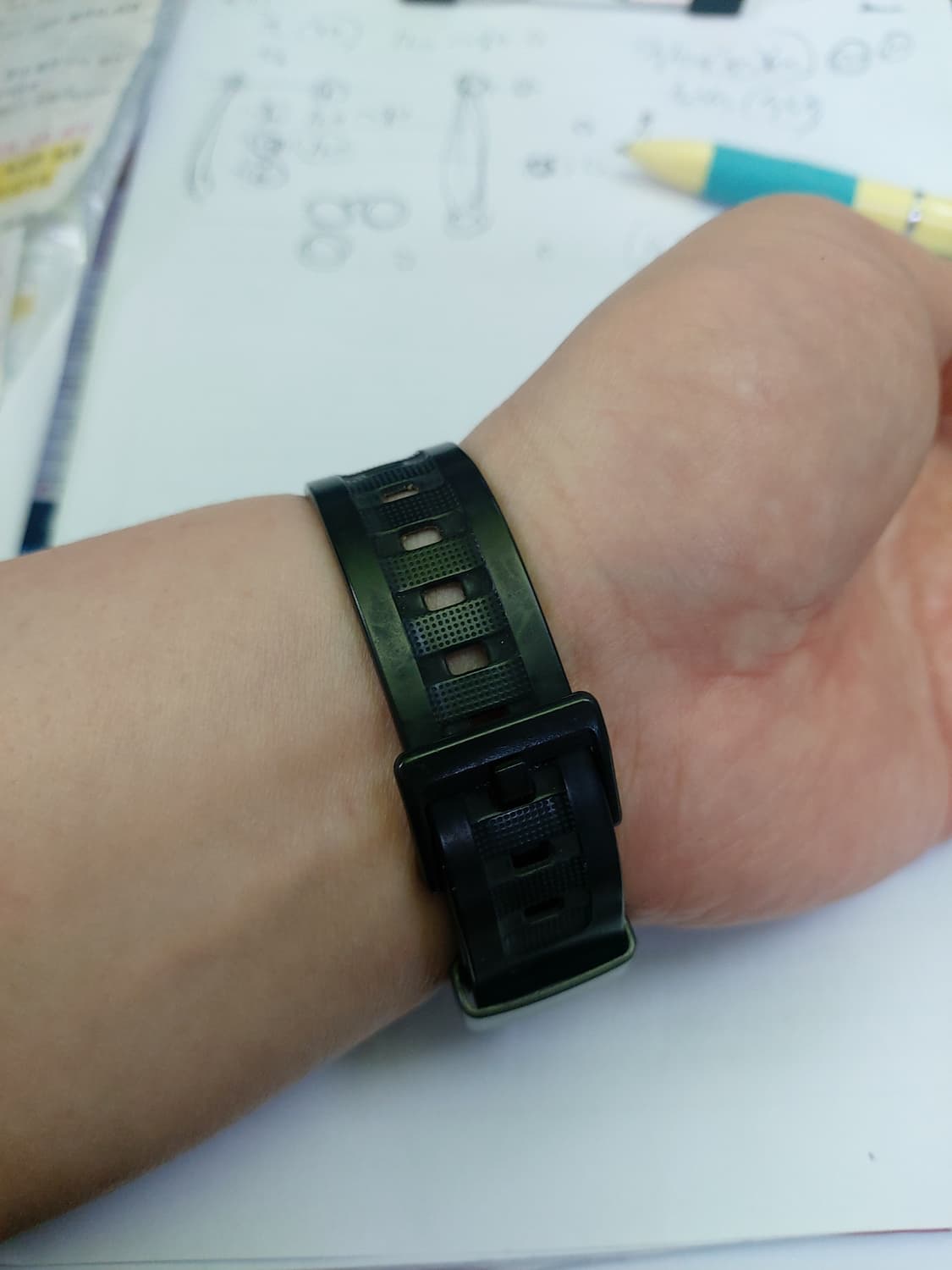 카시오 블랙 디지털 손목시계 상품이미지5