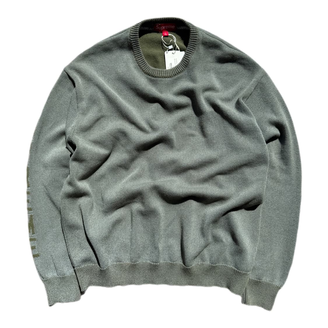 (새상품)슈프림 리플렉티브 스웨터 L(XL) 상품이미지1