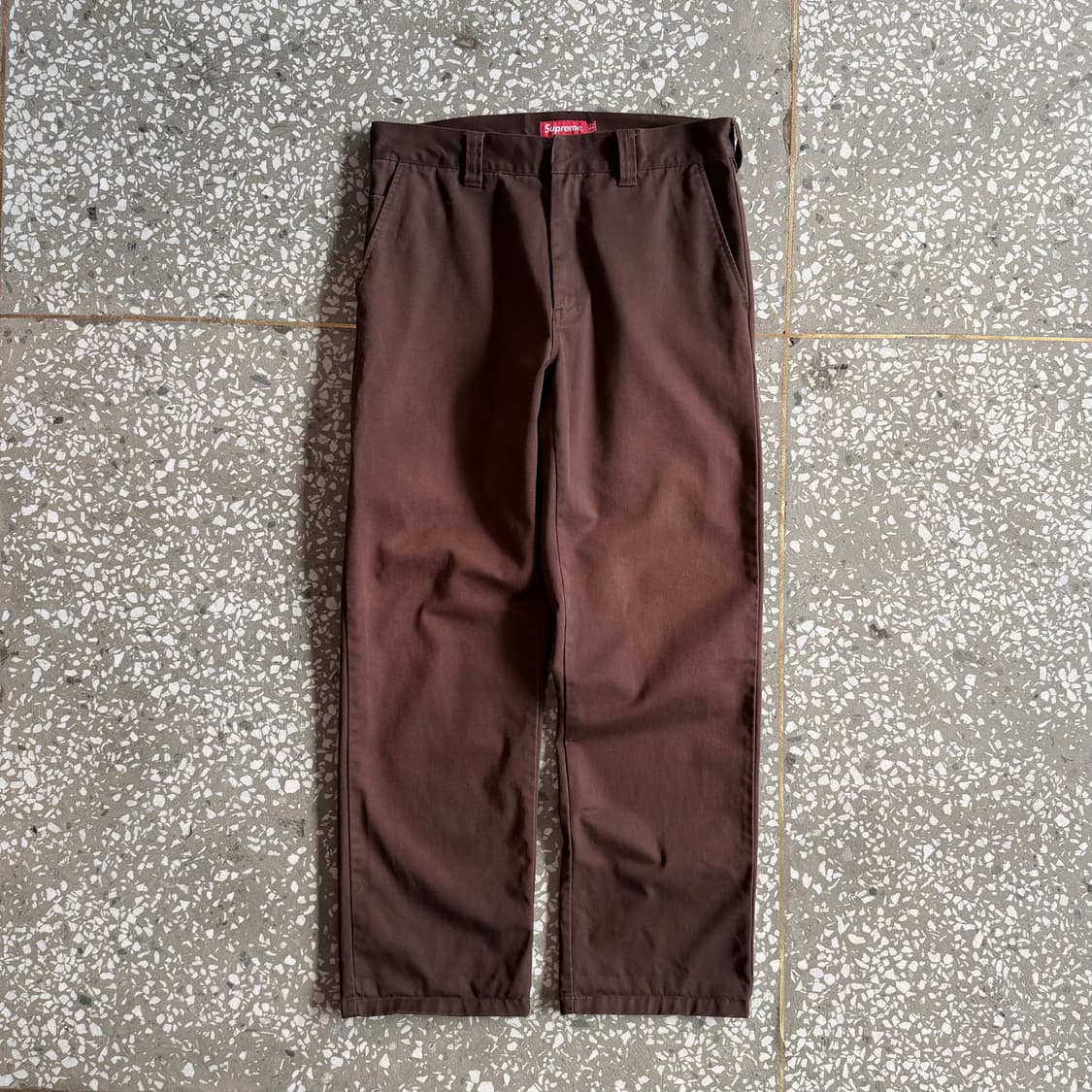 슈프림 워크 팬츠 브라운 상품이미지1