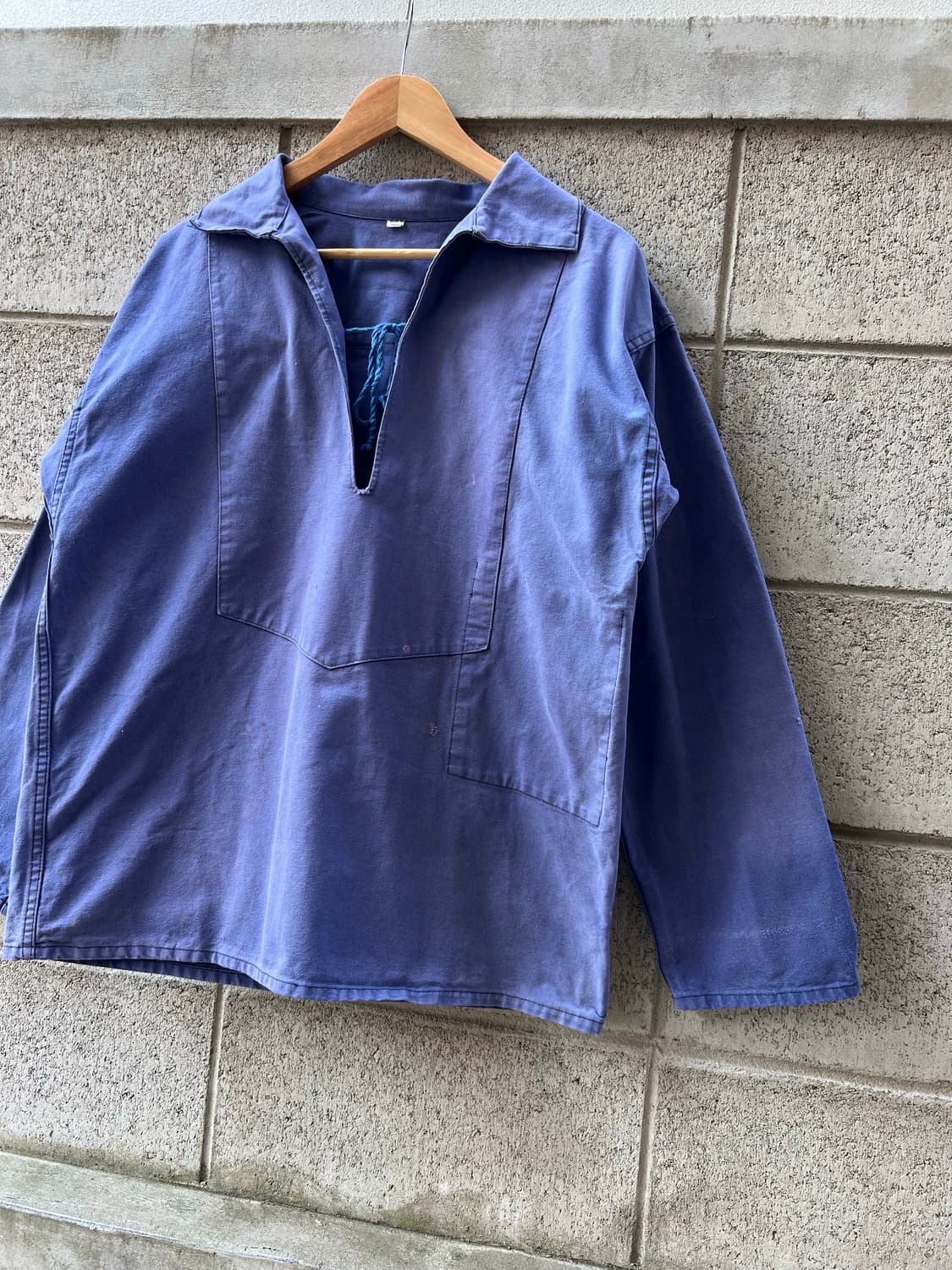 FADED BLUE NAVY OLD FRENCH 프렌치피셔맨스목자켓 상품이미지5