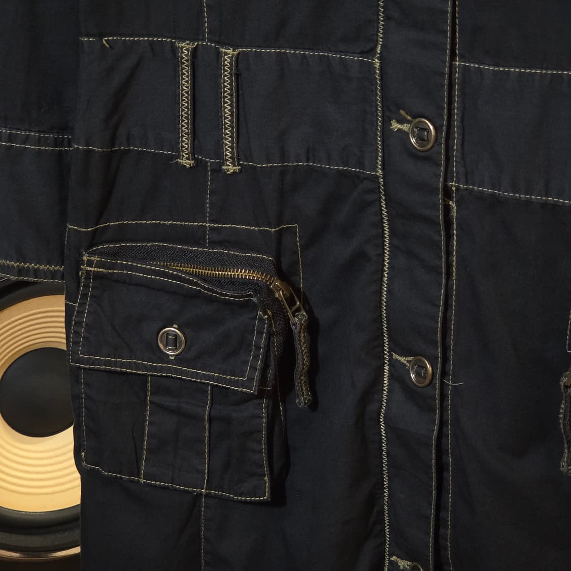 JPN 아비렉스 밀리터리 무드 멑티포켓 원피스  상품이미지3