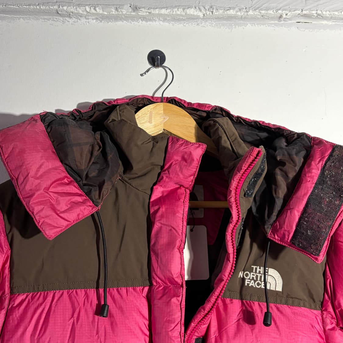 노스페이스 핑크  빈티지 패딩 자켓 상품이미지7