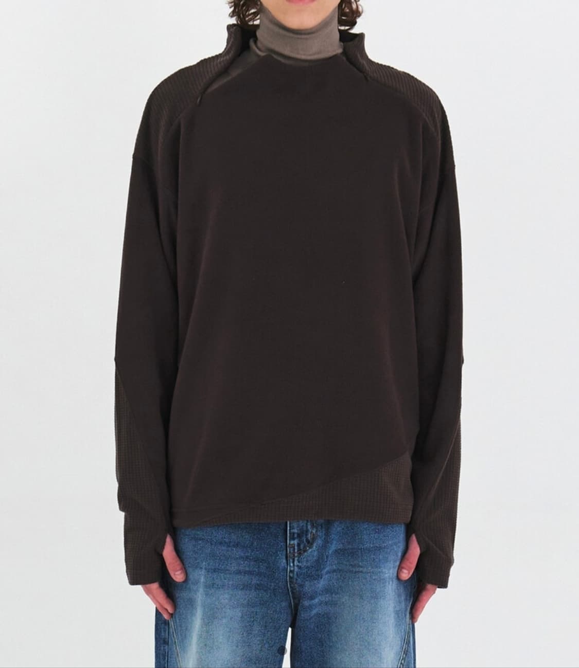 윈더 플리스 후리스 차콜브라운 상품이미지1