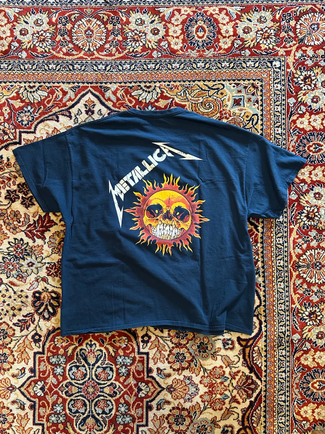 메탈리카(Metallica) "플레이밍 스컬" - XL 상품이미지5