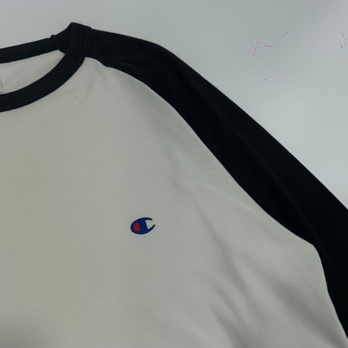 Champion 챔피온 재팬라인 블랙 화이트 배색 나그랑 상품이미지5