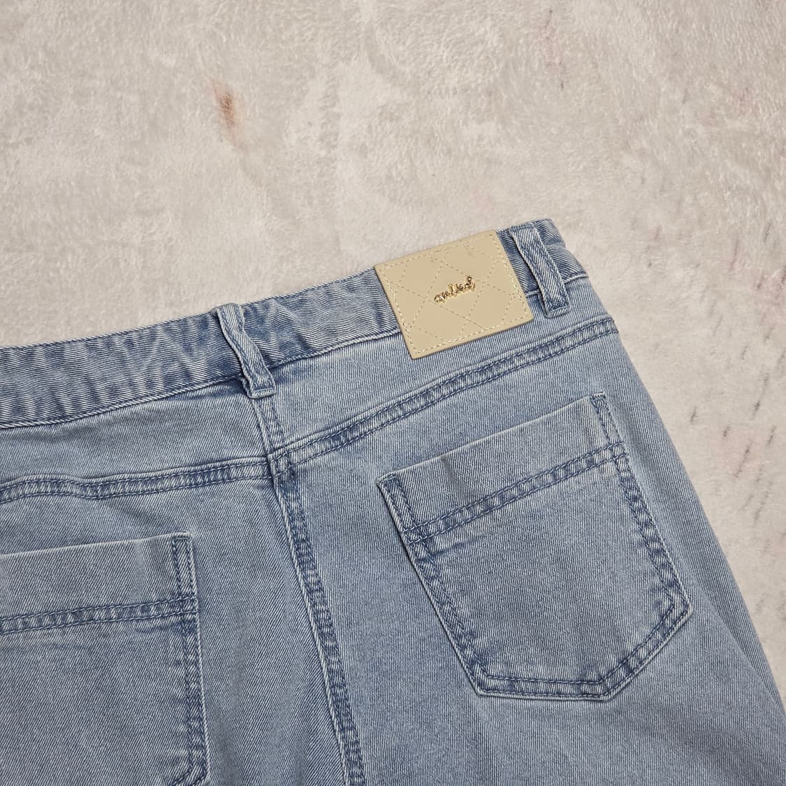 빈티지 연청 와이드 데님 팬츠 상품이미지5