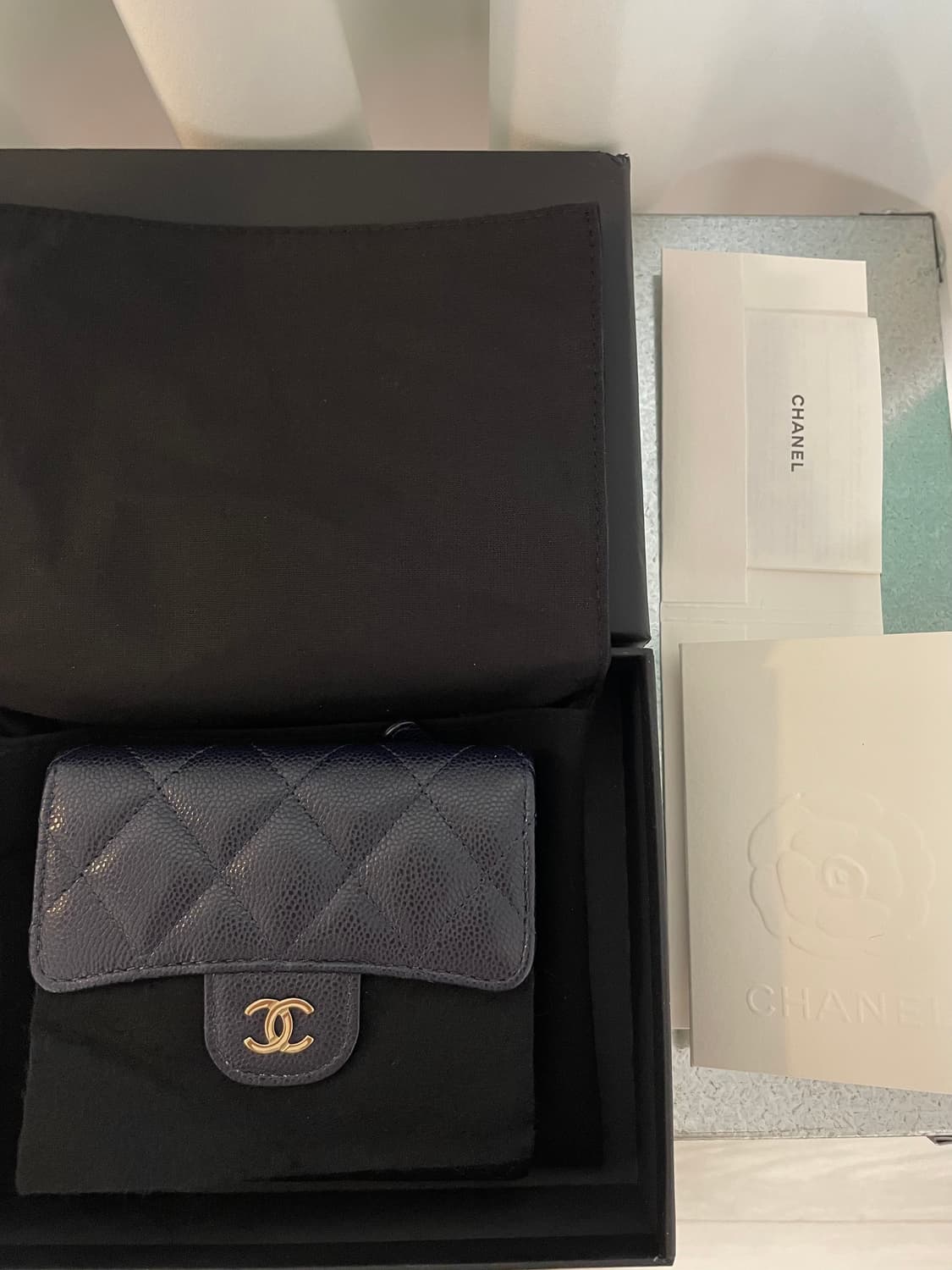 chanel wallet 샤넬 캐비어 블루퐁세 AP0231 상품이미지1