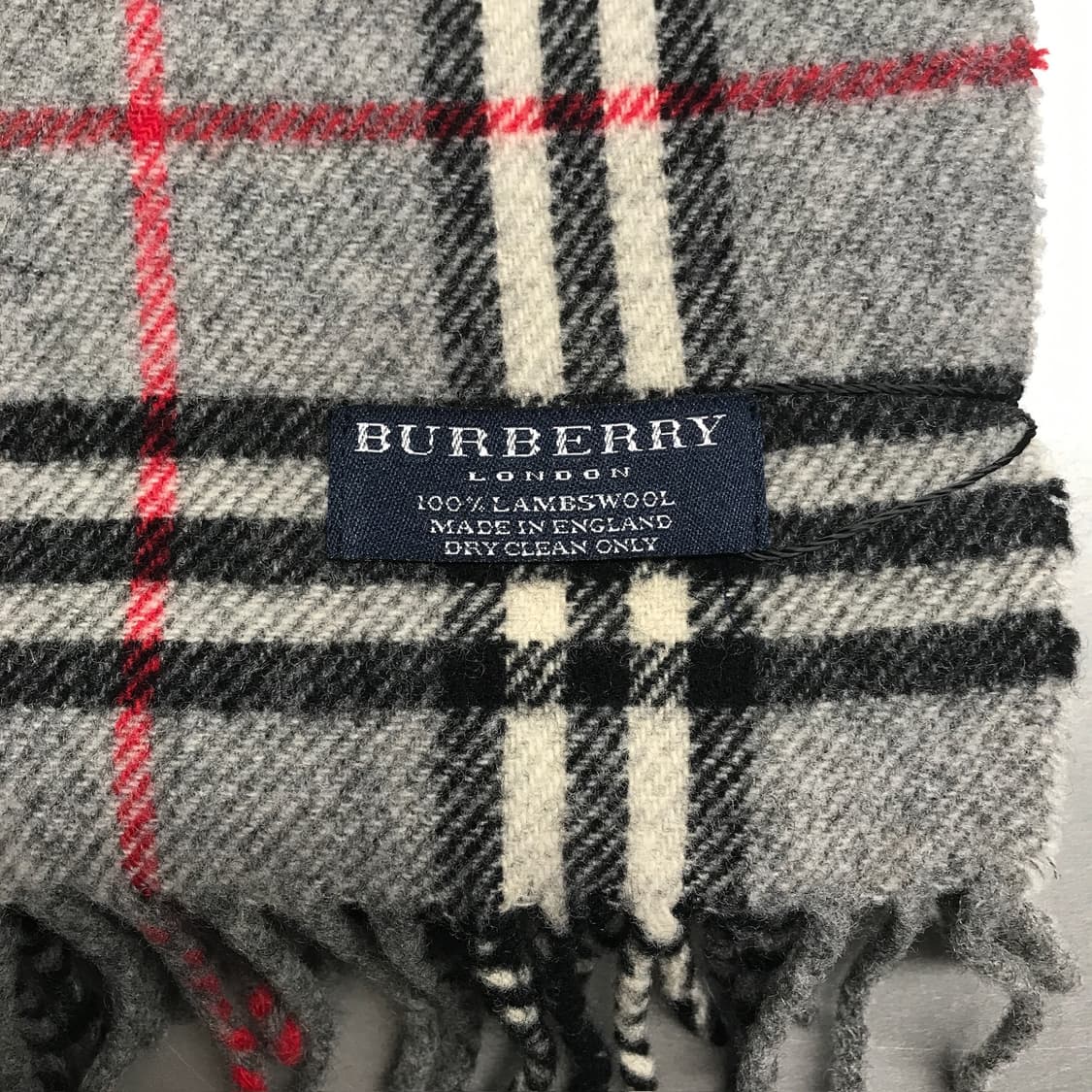 버버리 정품 램스울 머플러 그레이 상품이미지4