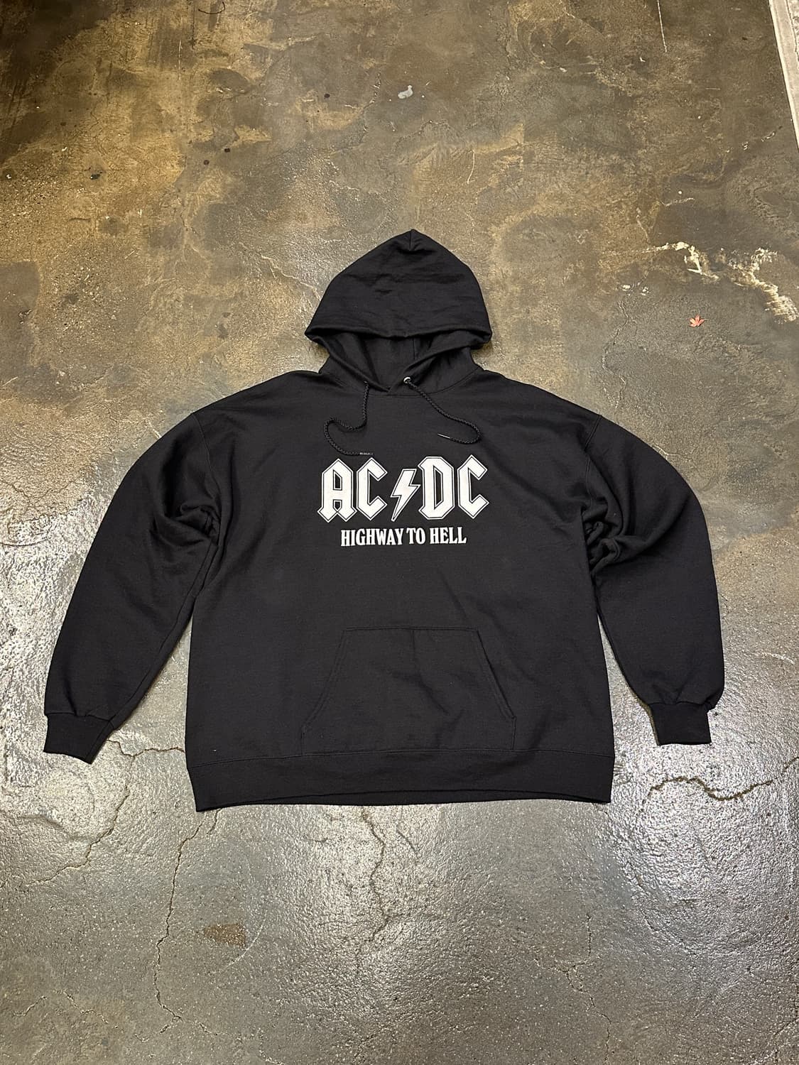 Hanes AC/DC 빈티지 후드티 XL 상품이미지1