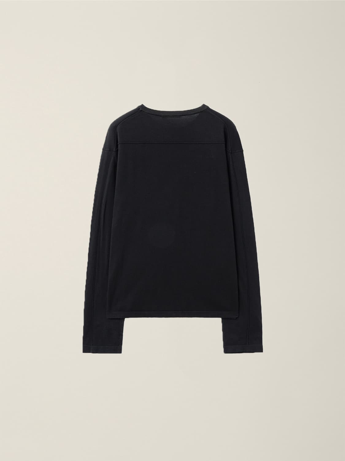 ESSENTIAL KNIT BLACK 누마레ee 긴팔 얇은 니트 상품이미지2