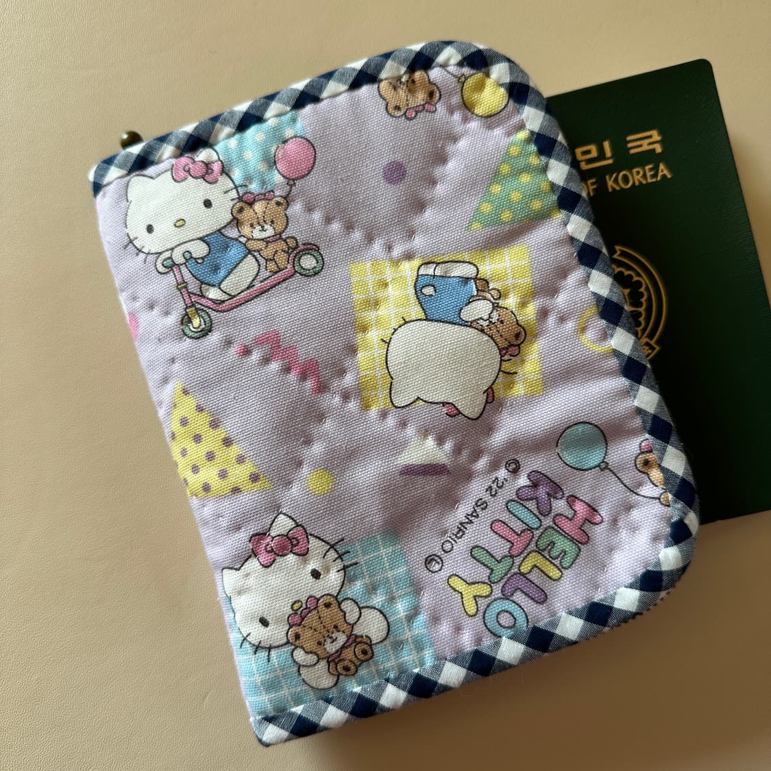 키티 여권파우치 / 다이어리 파우치 / 핸드메이드 상품이미지9