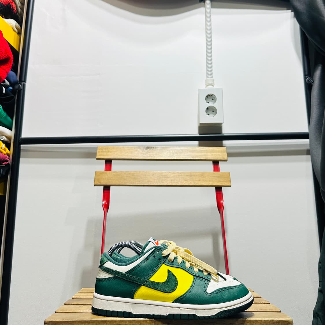 250) 나이키 운동화 남녀공용 신발 덩크 로우 SE 옵티 노블 그린 상품이미지1