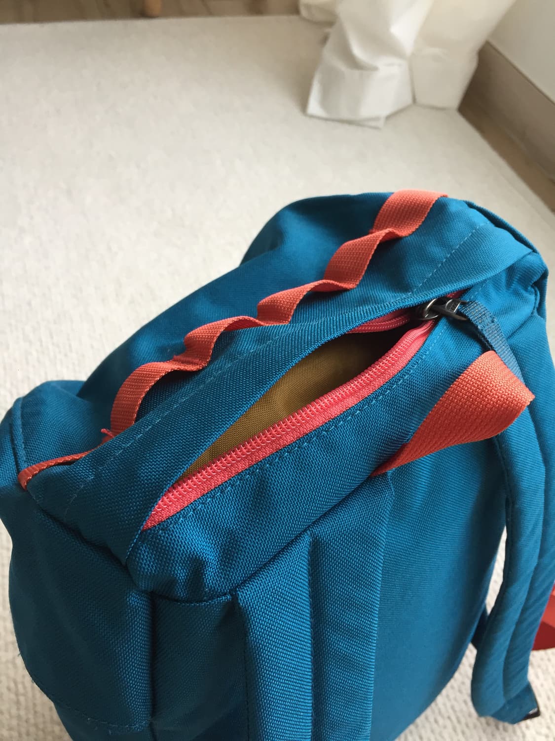 파타고니아 15L 백팩 청록 오렌지 상품이미지6