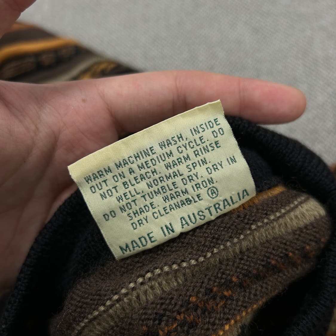 툴라리 빈티지 울 케이블 니트(L) 상품이미지3