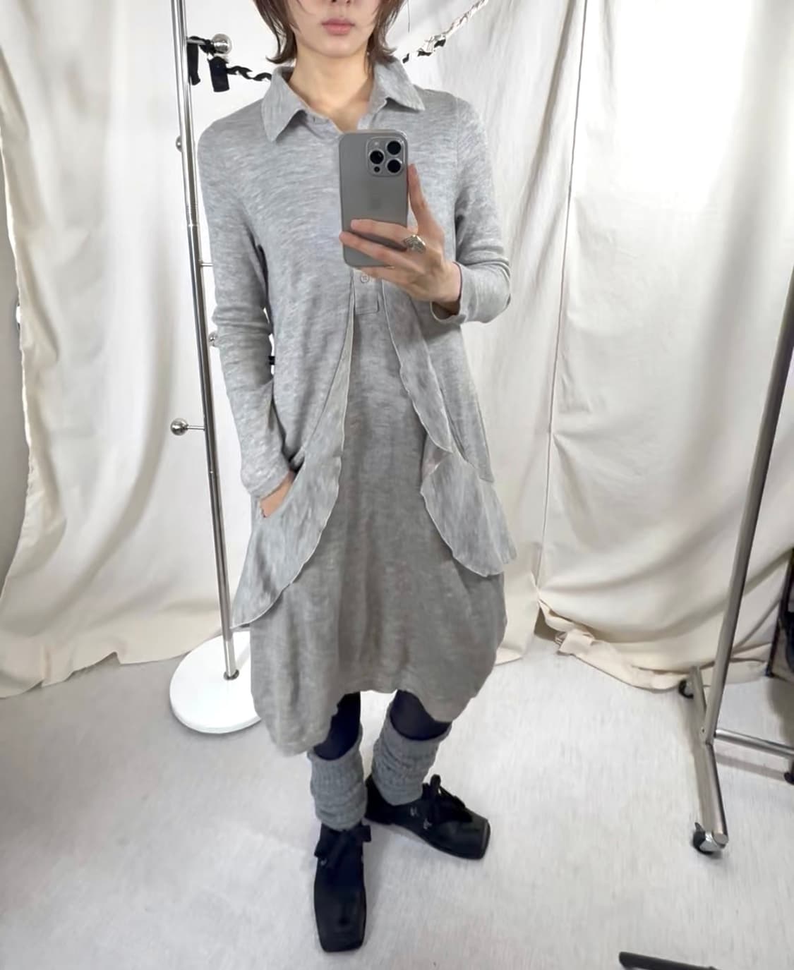 (Deadstock) Kawai Okada 니트 드레스 상품이미지1