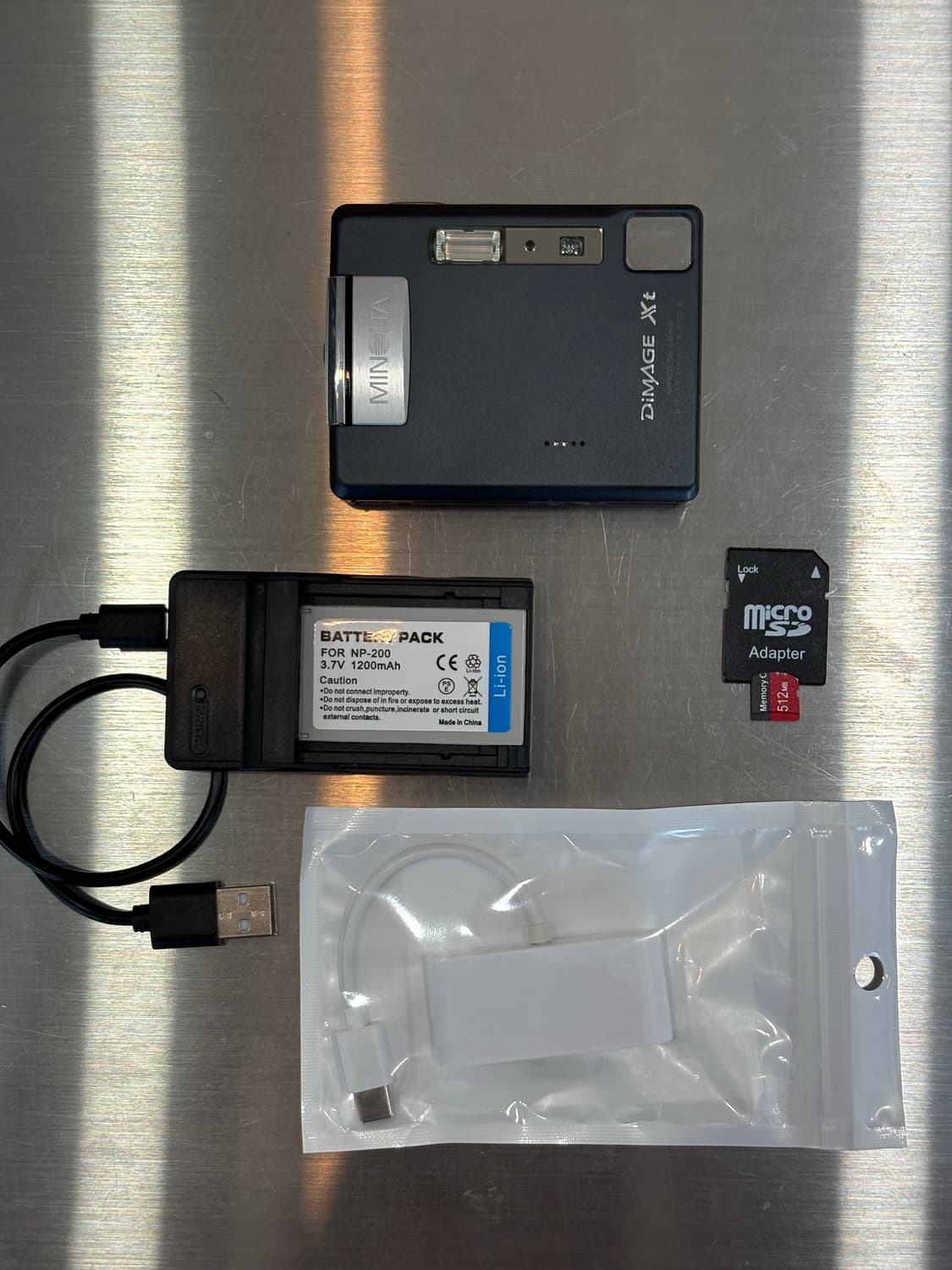 New배터리/날짜표시)미놀타 디미지 xt 네이비 빈티지 디카 상품이미지2