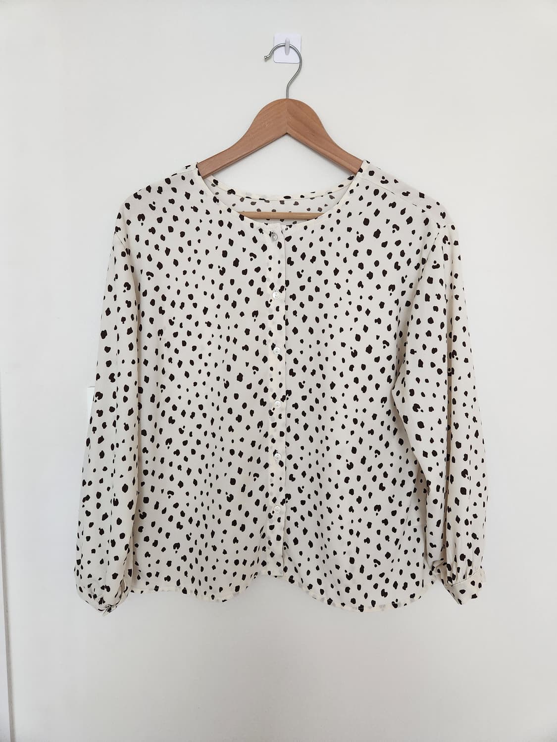 도트 블라우스 L 상품이미지1