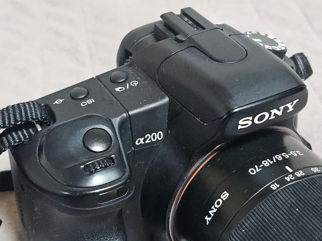 소니 알파 A200 DSLR 카메라 2렌즈 세트 상품이미지7