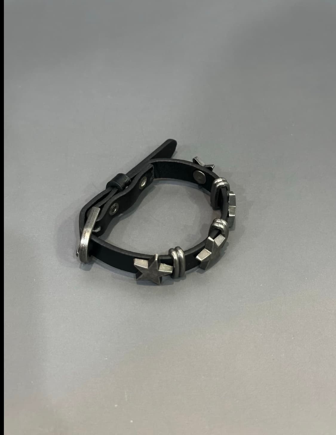 black leather star 팔찌 상품이미지3