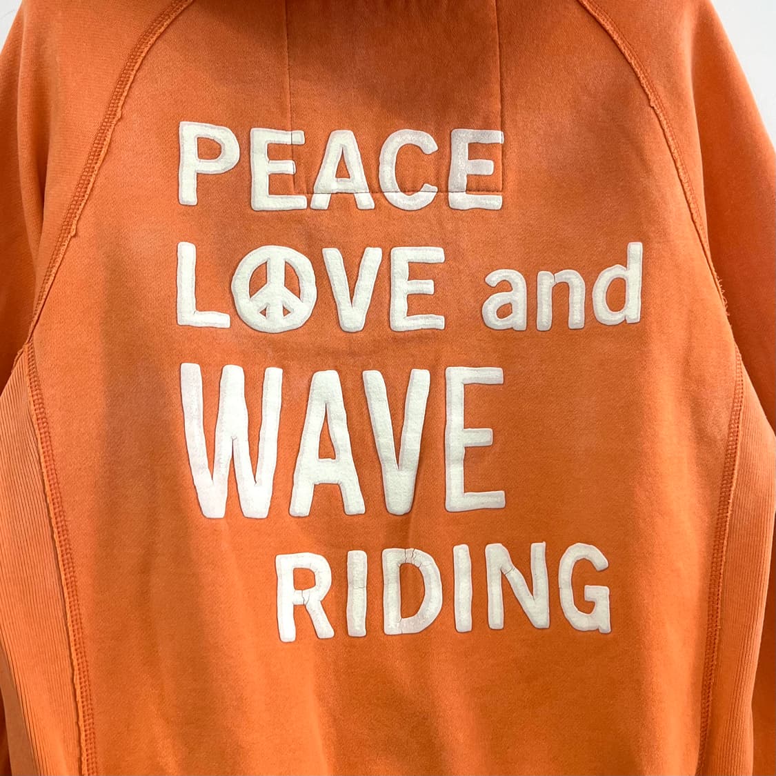 홀리스터 자수로고 오렌지 후드티 상품이미지5