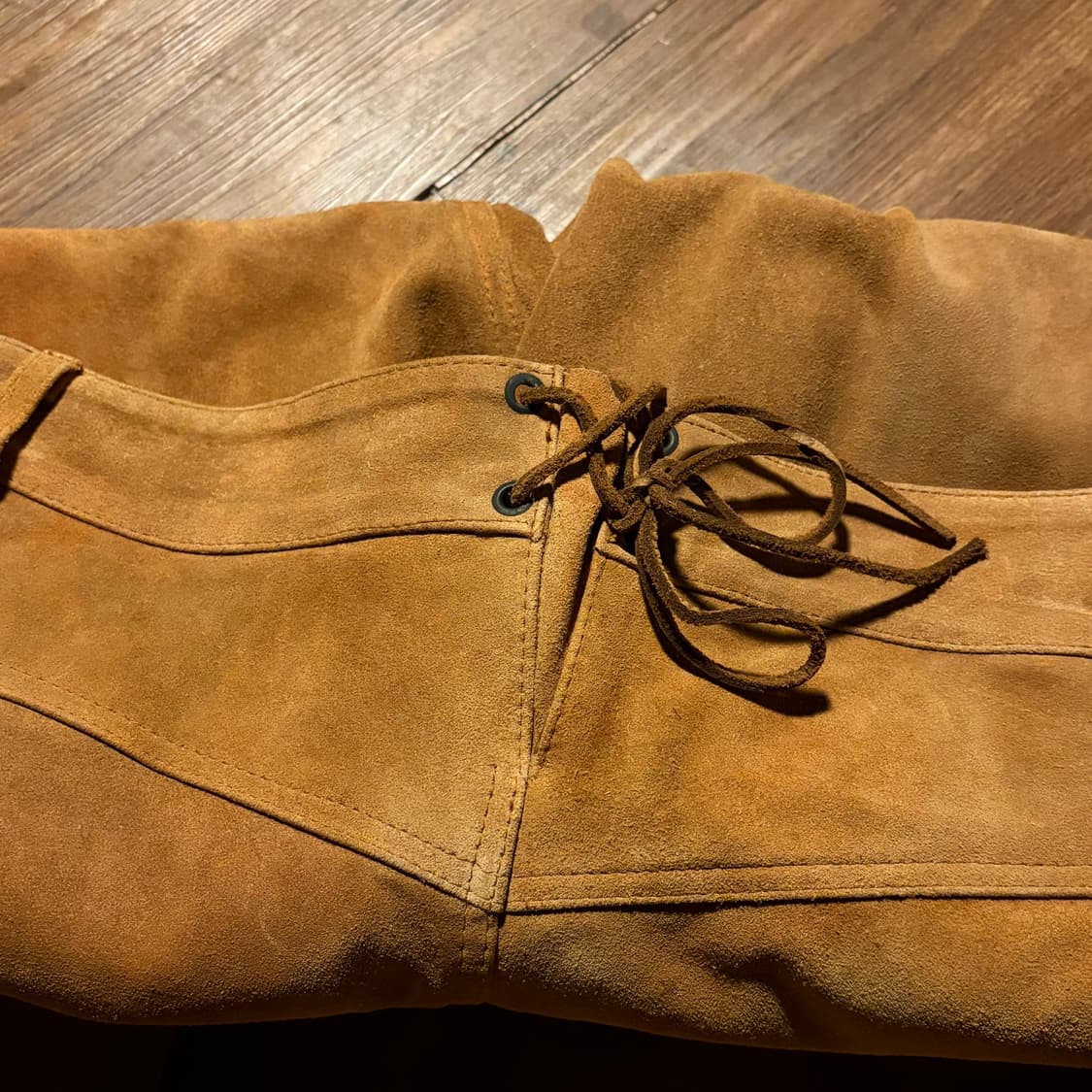 VINTAGE SUEDE LEATHER WESTERN PANTS 상품이미지8