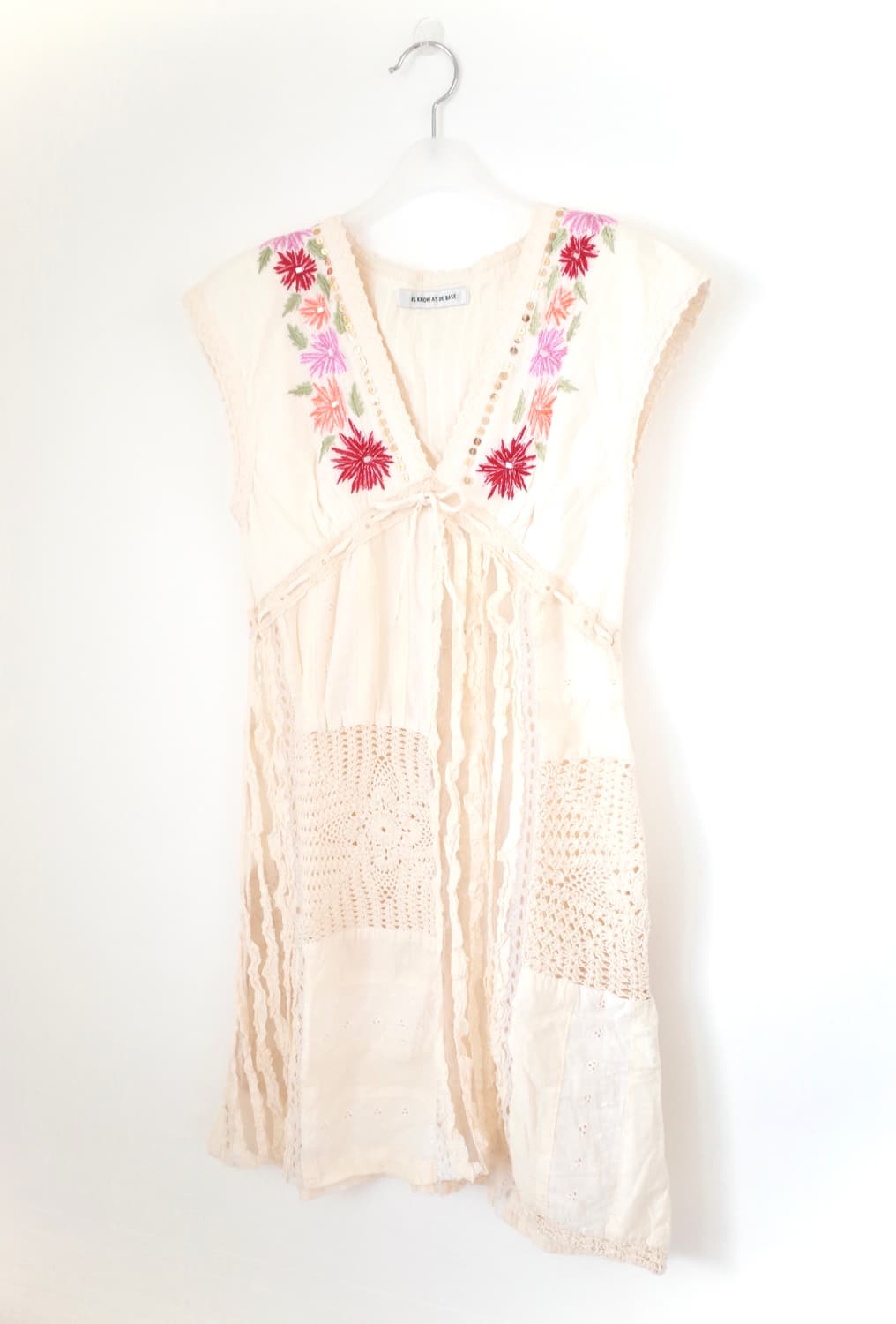 빈티지 플라워 크로셰 원피스 상품이미지3