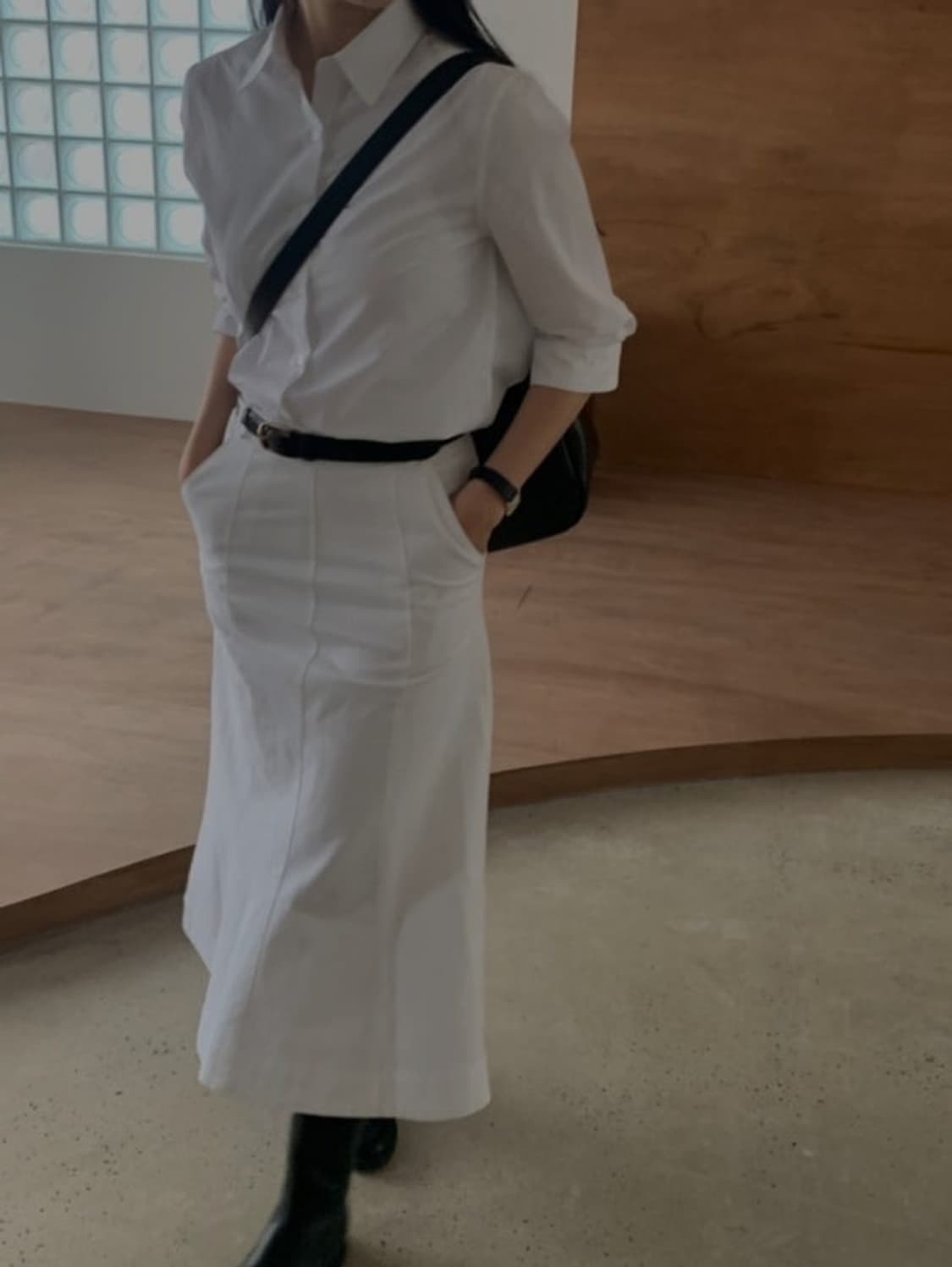 커넥팅더닷 ctd 플레어 스커트 s 상품이미지1