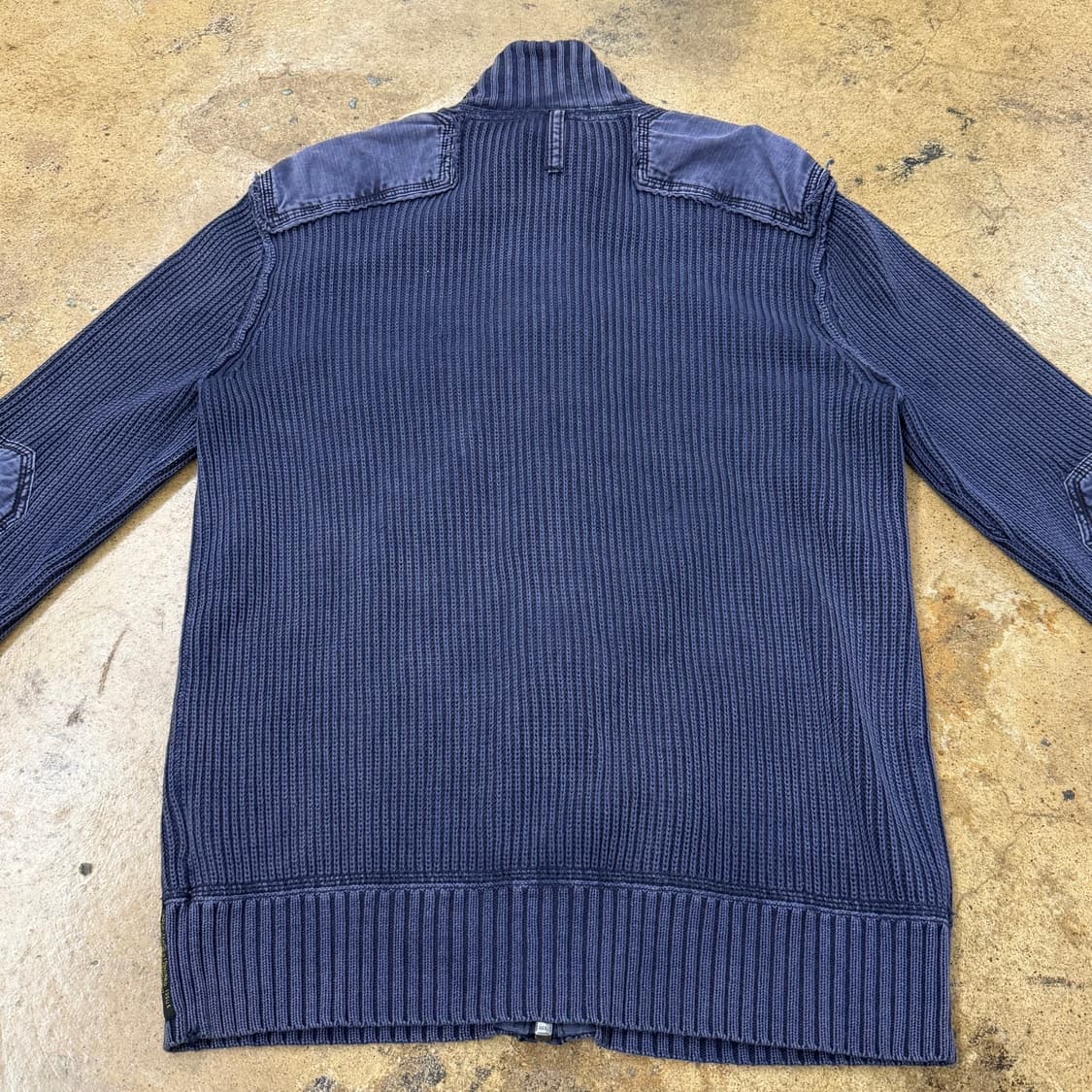 폴로 진스 빈티지 데님 니트 집업  상품이미지4