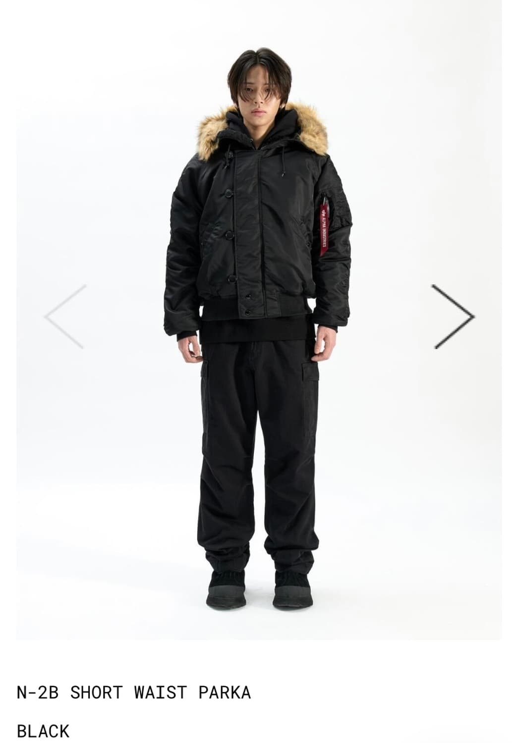 알파인더스트리 n2b 쇼트 웨이스트 파카 상품이미지1